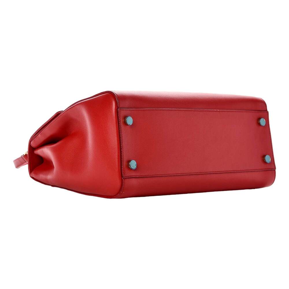 Saint Laurent Calfskin Medium Moujik Top Handle Bag Lipstick - Picture 11 of 12